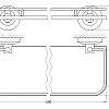 Полка FBS Standard STA 016 длина 60 см Полка FBS Standard STA 016 длина 60 см