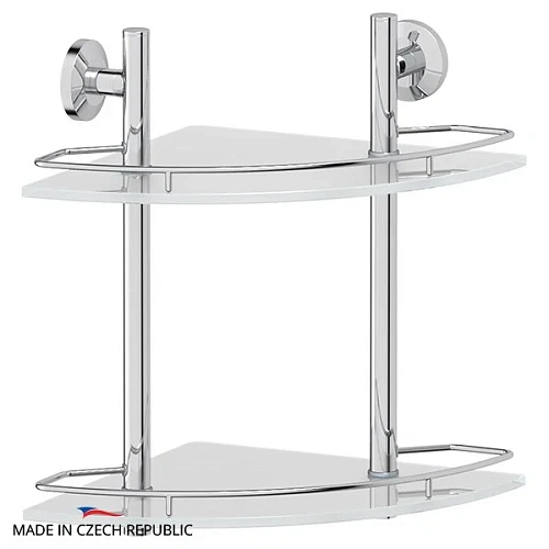 Полка FBS Standard STA 072 угловая 2-х уровневая Полка FBS Standard STA 072 угловая 2-х уровневая