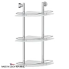 Полка FBS Vizovice VIZ 073 угловая с ограничителем 3-х ярусная Полка FBS Vizovice VIZ 073 угловая с ограничителем 3-х ярусная