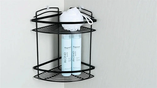 Полка Fixsen FX-850W-1 угловая одноэтажная белая Полка Fixsen FX-850W-1 угловая одноэтажная белая