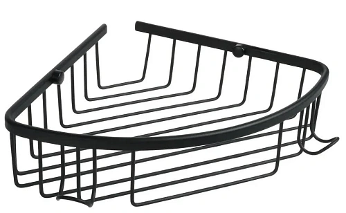 Полка Fixsen Hotel черная, FX-31051-1A угловая одноэтажная Полка Fixsen Hotel черная, FX-31051-1A угловая одноэтажная