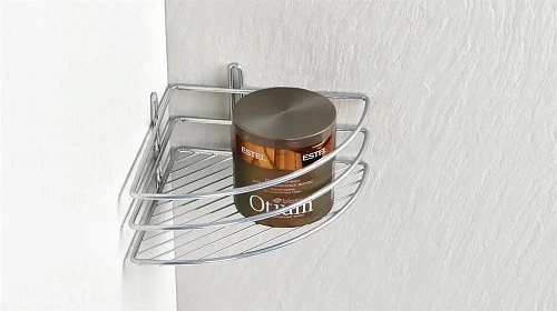 Полка Fixsen, FX-710-1 угловая одноэтажная хром Полка Fixsen, FX-710-1 угловая одноэтажная хром