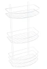 Полка Fixsen, FX-720W-3 овальная трехэтажная белая