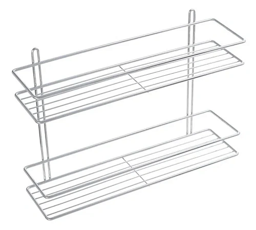 Полка Fixsen, FX-730-2 прямая двухэтажная хром Полка Fixsen, FX-730-2 прямая двухэтажная хром
