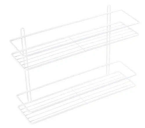 Полка Fixsen, FX-730W-2 прямая двухэтажная белая Полка Fixsen, FX-730W-2 прямая двухэтажная белая