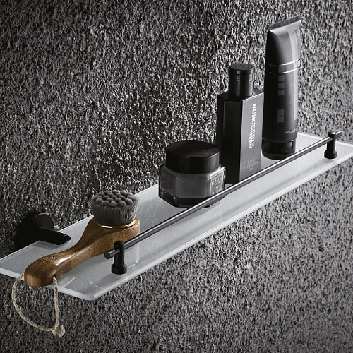 Полка Haiba HB8707 стеклянная 1-ярусная Полка Haiba HB8707 стеклянная 1-ярусная