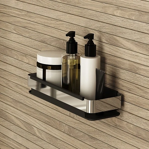 Полка Iddis черная (SHE13SBi44) Полка Iddis черная (SHE13SBi44)