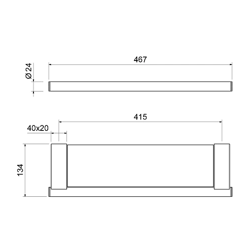 Полка Timo Luiro 18572/03 стеклянная, черный Полка Timo Luiro 18572/03 стеклянная, черный