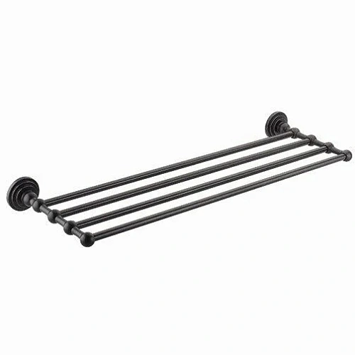 Полка WasserKRAFT Isar K-7311 для полотенец темная бронза Полка WasserKRAFT Isar K-7311 для полотенец темная бронза