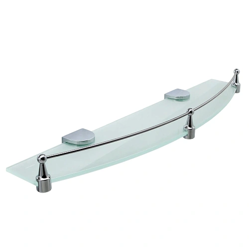 Полка WasserKRAFT Kammel K-8344 (ранее К-8324) стеклянная с бортиком хром Полка WasserKRAFT Kammel K-8344 (ранее К-8324) стеклянная с бортиком хром