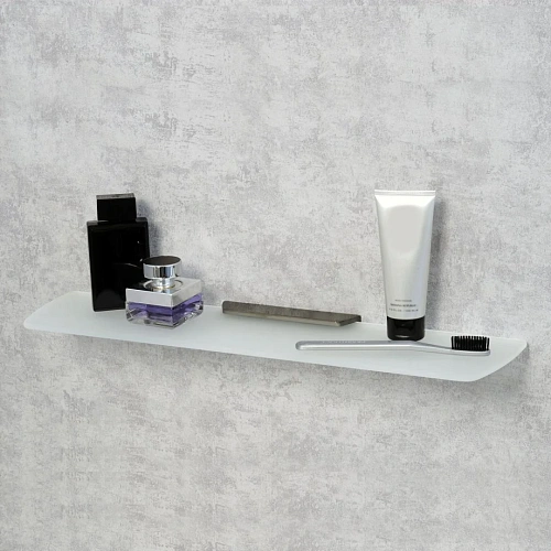 Полка WasserKRAFT Wiese K-8924 стеклянная оружейная сталь Полка WasserKRAFT Wiese K-8924 стеклянная оружейная сталь