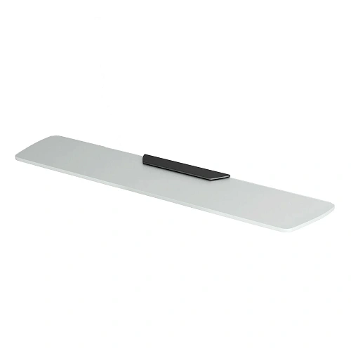 Полка WasserKRAFT Wiese K-8924 стеклянная оружейная сталь Полка WasserKRAFT Wiese K-8924 стеклянная оружейная сталь