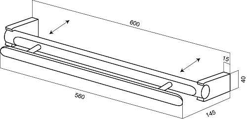 Полотенцедержатель AM.PM Admire A10336400 Полотенцедержатель AM.PM Admire A10336400