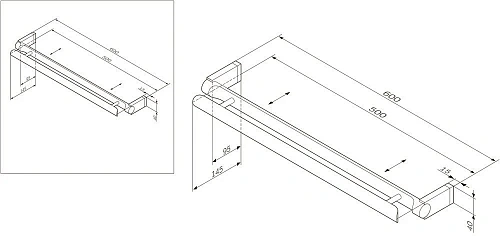 Полотенцедержатель AM.PM Admire A10336400 Полотенцедержатель AM.PM Admire A10336400