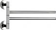 Полотенцедержатель Aquanet 8066 хром (поворотный, двойной) Полотенцедержатель Aquanet 8066 хром (поворотный, двойной)