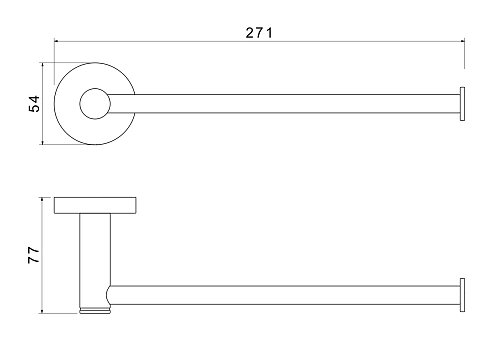 Полотенцедержатель Aquatek ЕВРОПА AQ4119CR хром Полотенцедержатель Aquatek ЕВРОПА AQ4119CR хром