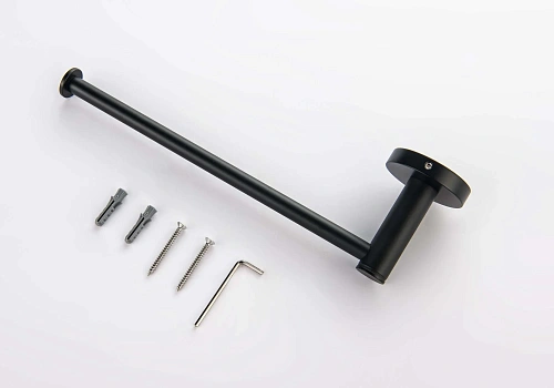 Полотенцедержатель Aquatek ЕВРОПА AQ4119MB черный матовый Полотенцедержатель Aquatek ЕВРОПА AQ4119MB черный матовый