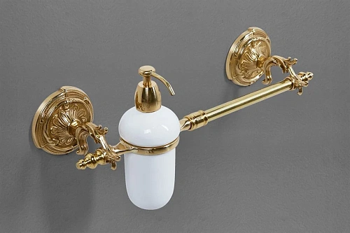 Полотенцедержатель ART&MAX BAROCCO AM-2057D-Cr хром с дозатором жидкого мыла Полотенцедержатель ART&MAX BAROCCO AM-2057D-Cr хром с дозатором жидкого мыла