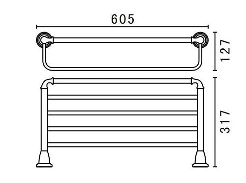 Полотенцедержатель ART&MAX BIANCHI AM-E-2610-Do золото Полотенцедержатель ART&MAX BIANCHI AM-E-2610-Do золото