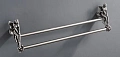 Полотенцедержатель Art&Max Fairy (AM-B-0988-T) серебро (двойной) 60 см Полотенцедержатель Art&Max Fairy (AM-B-0988-T) серебро (двойной) 60 см