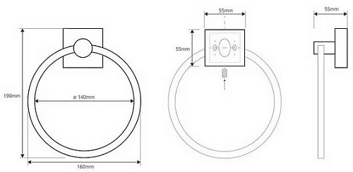 Полотенцедержатель Bemeta BETA 132104062 Полотенцедержатель Bemeta BETA 132104062