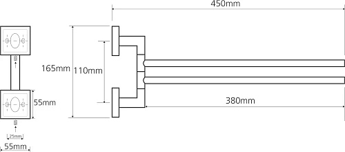 Полотенцедержатель Bemeta BETA 132204102 Полотенцедержатель Bemeta BETA 132204102