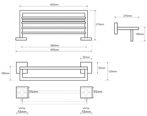 Полотенцедержатель Bemeta BETA 132205072 Полотенцедержатель Bemeta BETA 132205072