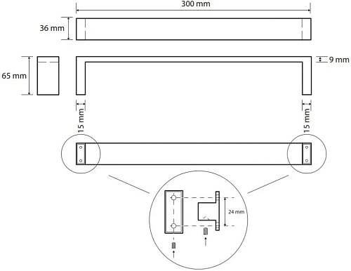 Полотенцедержатель Bemeta GAMMA 145804012 Полотенцедержатель Bemeta GAMMA 145804012