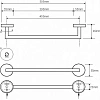 Полотенцедержатель Bemeta NEO 104204125 Полотенцедержатель Bemeta NEO 104204125