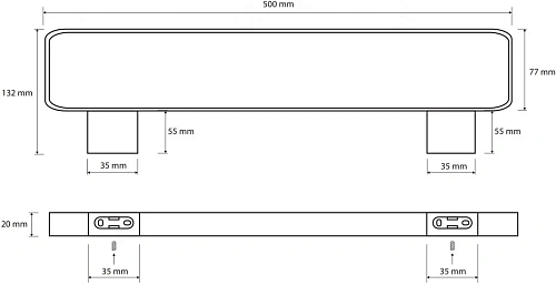 Полотенцедержатель Bemeta NERO 135004080 Полотенцедержатель Bemeta NERO 135004080