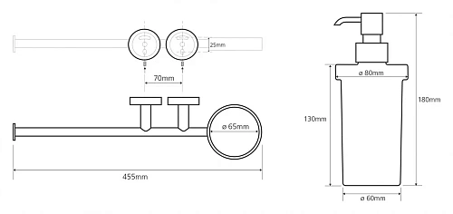 Полотенцедержатель Bemeta OMEGA 104019012 Полотенцедержатель Bemeta OMEGA 104019012