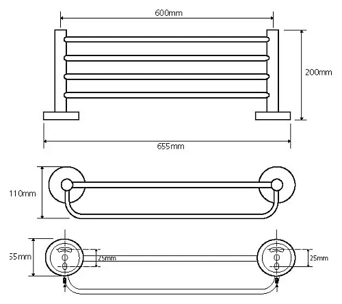 Полотенцедержатель Bemeta OMEGA 104105072 Полотенцедержатель Bemeta OMEGA 104105072