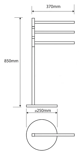 Полотенцедержатель Bemeta OMEGA 104836032 Полотенцедержатель Bemeta OMEGA 104836032
