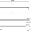 Полотенцедержатель Bemeta OVAL 118404041 Полотенцедержатель Bemeta OVAL 118404041