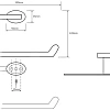 Полотенцедержатель Bemeta OVAL 118404061 Полотенцедержатель Bemeta OVAL 118404061