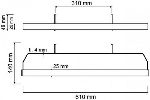 Полотенцедержатель Bemeta RAWELL 101204161 Полотенцедержатель Bemeta RAWELL 101204161