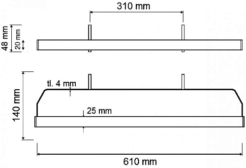 Полотенцедержатель Bemeta RAWELL 101204164 Полотенцедержатель Bemeta RAWELL 101204164