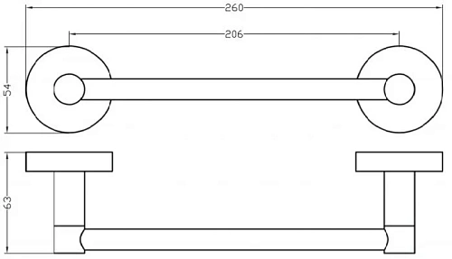 Полотенцедержатель Bemeta RAWELL 104104262 Полотенцедержатель Bemeta RAWELL 104104262