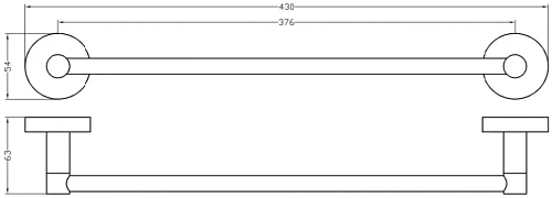 Полотенцедержатель Bemeta RAWELL 104104272 Полотенцедержатель Bemeta RAWELL 104104272
