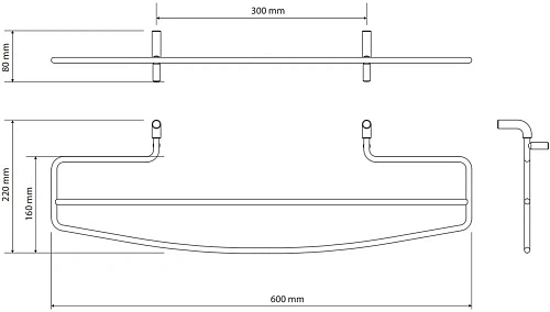 Полотенцедержатель Bemeta RAWELL 134504232 Полотенцедержатель Bemeta RAWELL 134504232