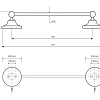 Полотенцедержатель Bemeta RETRO 144304012 Полотенцедержатель Bemeta RETRO 144304012