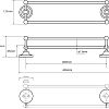 Полотенцедержатель Bemeta RETRO 144304232 Полотенцедержатель Bemeta RETRO 144304232