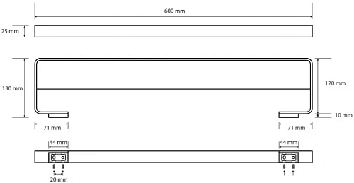 Полотенцедержатель Bemeta SOLO 139104052 Полотенцедержатель Bemeta SOLO 139104052