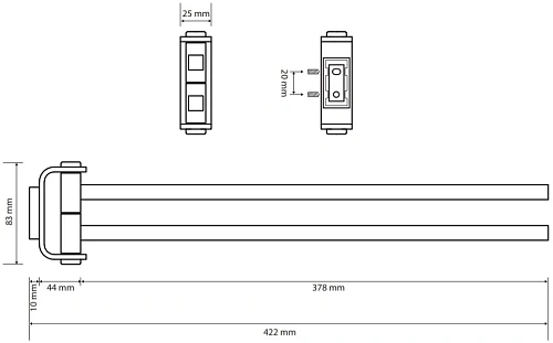 Полотенцедержатель Bemeta SOLO 139104102 Полотенцедержатель Bemeta SOLO 139104102