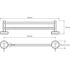 Полотенцедержатель Bemeta TREND-I 104104058 Полотенцедержатель Bemeta TREND-I 104104058