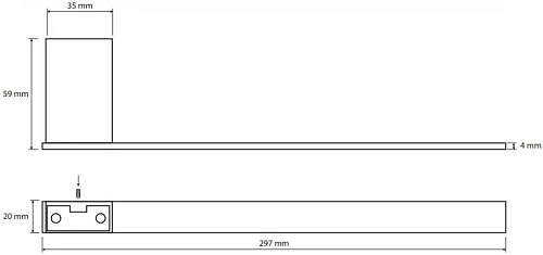 Полотенцедержатель Bemeta VIA 135004043 Полотенцедержатель Bemeta VIA 135004043