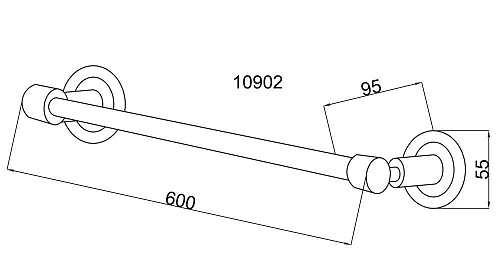 Полотенцедержатель Boheme MURANO 10902-B-BR BRONZE (черное) Полотенцедержатель Boheme MURANO 10902-B-BR BRONZE (черное)