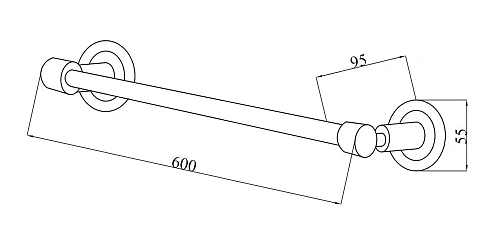 Полотенцедержатель Boheme Murano 10902-W-G Полотенцедержатель Boheme Murano 10902-W-G