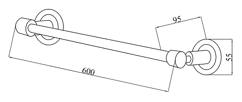 Полотенцедержатель Boheme Murano Cristal 10902-CRST-BR Полотенцедержатель Boheme Murano Cristal 10902-CRST-BR