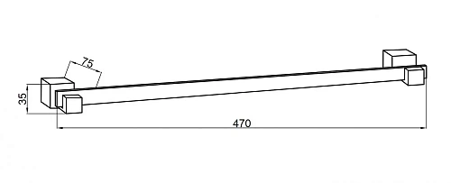 Полотенцедержатель Boheme Venturo 10305 Полотенцедержатель Boheme Venturo 10305